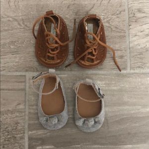 LAURA Ashley and old navy baby girl shoes